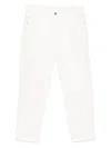 Ermanno Scervino White Trousers With Front Button Closure In White