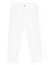 Ermanno Scervino White Trousers With Front Button Closure