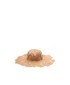 Ermanno Scervino Wide-brimmed Hat In Nude