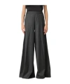 Ermanno Scervino Wide-leg Casual Pants In Black