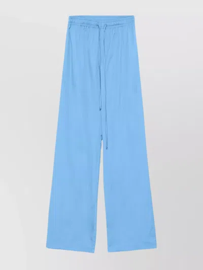 Ermanno Scervino Wide Leg Cotton Trousers With Lightweight Fabric