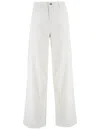 Ermanno Scervino Wide-leg High-waist Jeans In White