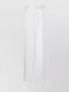 Ermanno Scervino Wide Leg High Waist Trousers With Belt Detail And Side Slit