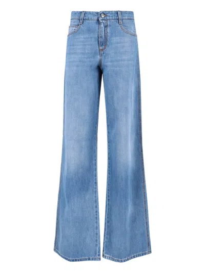 ERMANNO SCERVINO WIDE-LEG JEANS - BLUE