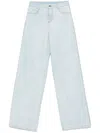 Ermanno Scervino Jeans Mit Weitem Bein In Blue