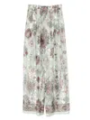 Ermanno Scervino Multicolor Graphic-print Trousers