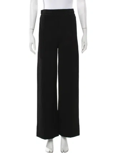Pre-owned Ermanno Scervino Wide Leg Pants In Black