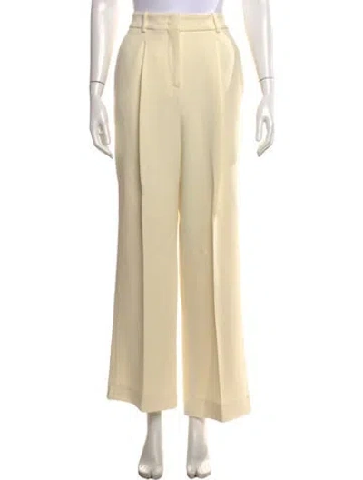 Pre-owned Ermanno Scervino Wide Leg Pants In Neutrals