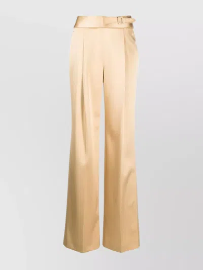 ERMANNO SCERVINO WIDE-LEG TROUSERS BELTED WAIST