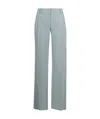 Ermanno Scervino Wide Leg Trousers In Blue