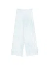 Ermanno Scervino Gingham-pattern Drawstring Trousers In Blue