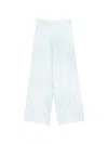 Ermanno Scervino Gingham-pattern Drawstring Trousers In Blue