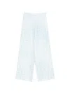Ermanno Scervino Gingham-pattern Drawstring Trousers In Blue
