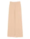 Ermanno Scervino Wide-leg Trousers In Neutral