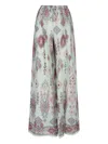 Ermanno Scervino Elastic Waist Casual Pants In Green