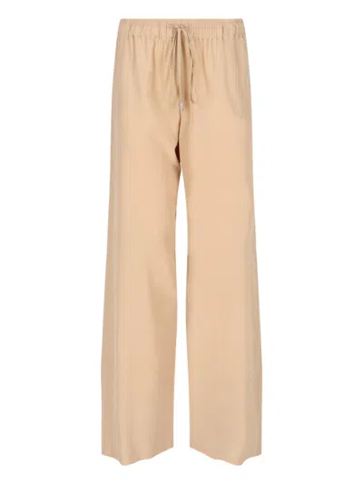 ERMANNO SCERVINO WIDE SILK TROUSERS