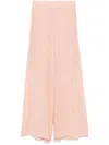 Ermanno Scervino Bootcut Trouses In Pink