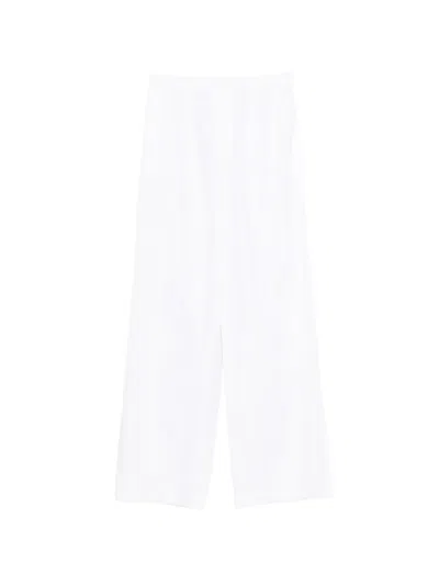Ermanno Scervino Wide-leg Trousers In White