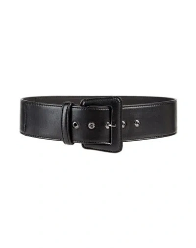 Ermanno Scervino Woman Belt Black Size 28 Leather