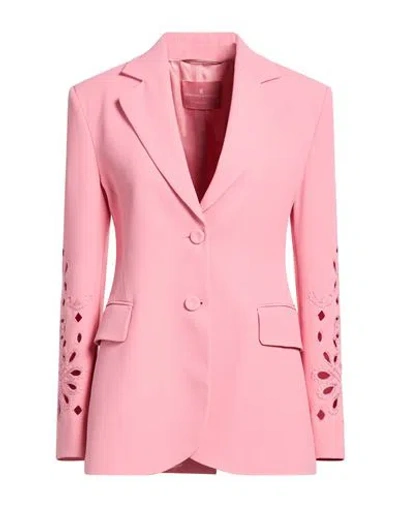 Ermanno Scervino Woman Blazer Pink Size 6 Viscose, Acetate