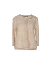 Ermanno Scervino Woman Cardigan Beige Size 8 Cotton, Viscose In Beige