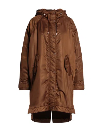 Ermanno Scervino Coats In Brown