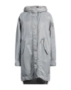 Ermanno Scervino Woman Coat Light Grey Size 4 Polyamide, Polyester, Polyethylene, Modacrylic
