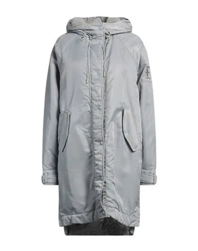 Ermanno Scervino Woman Coat Light Grey Size 4 Polyamide, Polyester, Polyethylene, Modacrylic