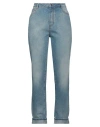 Ermanno Scervino Woman Jeans Blue Size 6 Cotton In Blue