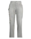 Ermanno Scervino Woman Jeans Grey Size 14 Cotton, Elastane In Grey