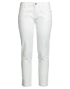 Ermanno Scervino Woman Jeans White Size 8 Cotton, Elastane In White