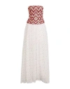 Ermanno Scervino Woman Maxi Dress Pink Size 6 Polyamide, Polyester, Viscose In Pink