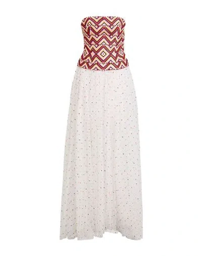 Ermanno Scervino Woman Maxi Dress Pink Size 6 Polyamide, Polyester, Viscose