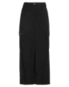 Ermanno Scervino Woman Maxi Skirt Black Size 8 Viscose In Black