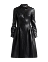 Ermanno Scervino Woman Midi Dress Black Size 6 Polyamide, Polyurethane Resin