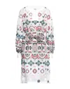 Ermanno Scervino Midi Dresses In White