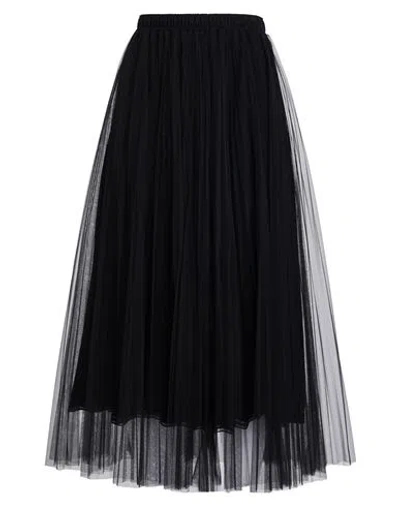 Ermanno Scervino Woman Midi Skirt Black Size 4 Polyamide