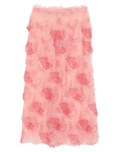 Ermanno Scervino Midi Skirts In Red