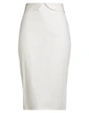 Ermanno Scervino Woman Midi Skirt Ivory Size 8 Cotton In White