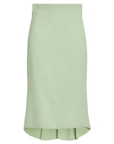 Ermanno Scervino Woman Midi Skirt Light Green Size 8 Viscose, Acetate, Lycra