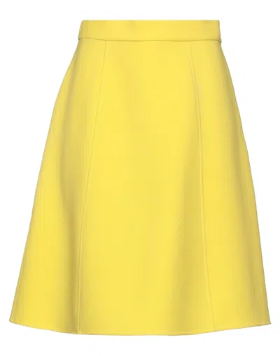 Ermanno Scervino Mini Skirts In Yellow