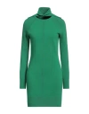 Ermanno Scervino Woman Mini Dress Green Size 6 Wool, Cashmere, Polyamide, Elastane