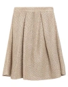 Ermanno Scervino Woman Mini Skirt Beige Size 6 Viscose, Polyamide, Polyester In Beige