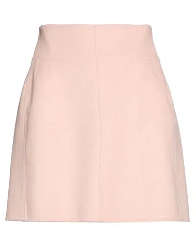 Ermanno Scervino Woman Mini Skirt Blush Size 6 Virgin Wool In Black