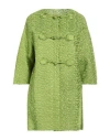Ermanno Scervino Woman Overcoat & Trench Coat Green Size 8 Polyester, Polyamide In Green