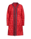 Ermanno Scervino Woman Overcoat & Trench Coat Red Size 4 Polyester In Red