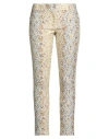 Ermanno Scervino Woman Pants Beige Size 8 Cotton, Polyamide