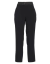 Ermanno Scervino Woman Pants Black Size 8 Viscose, Virgin Wool, Elastane In Black