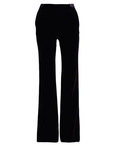 Ermanno Scervino Woman Pants Black Size 4 Viscose, Silk