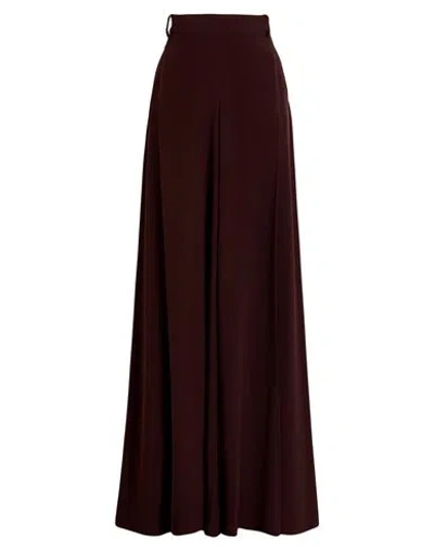 Ermanno Scervino Woman Pants Burgundy Size 4 Viscose, Acetate In Red